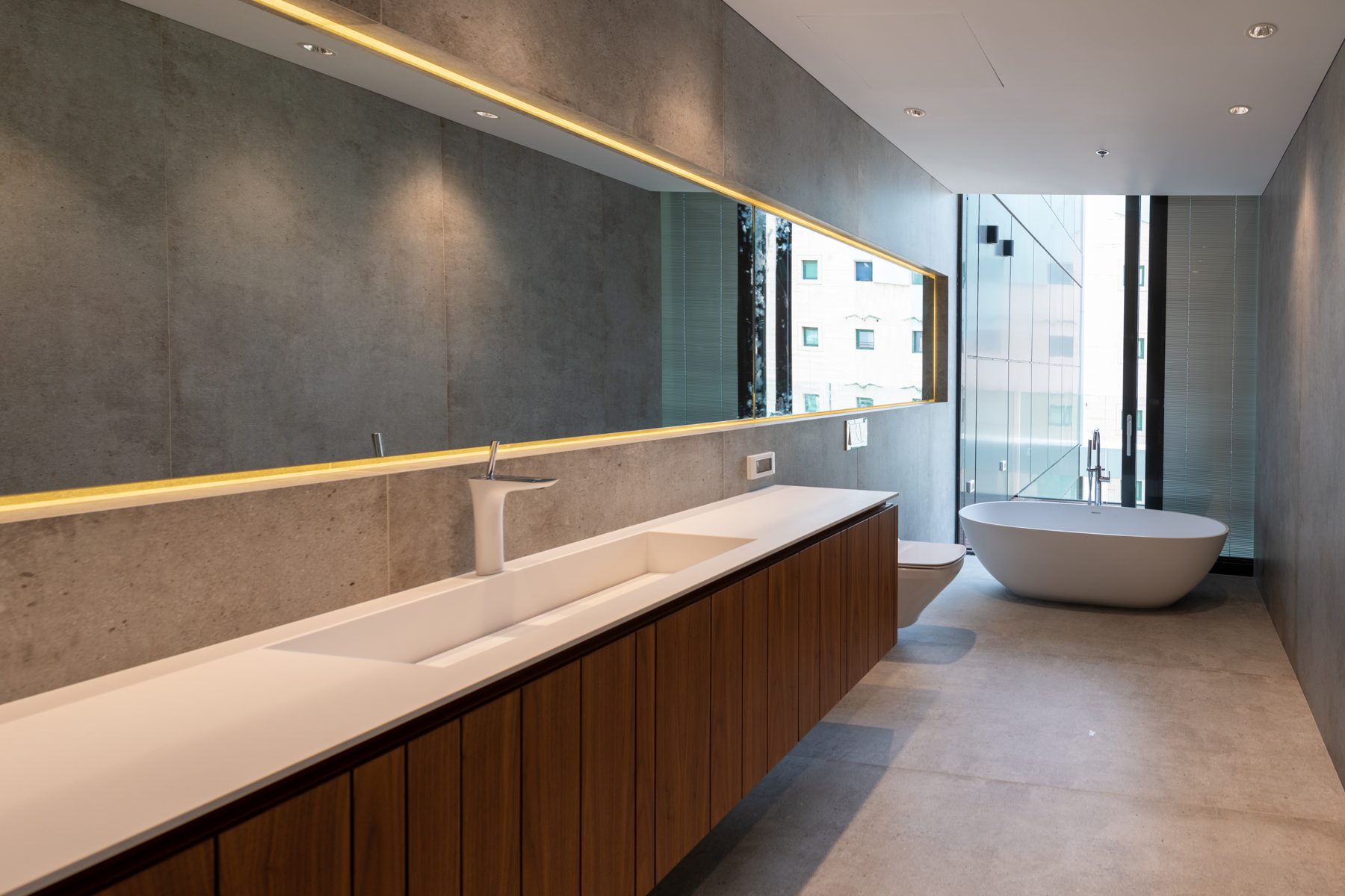 Back-Painted & Textured Glass system